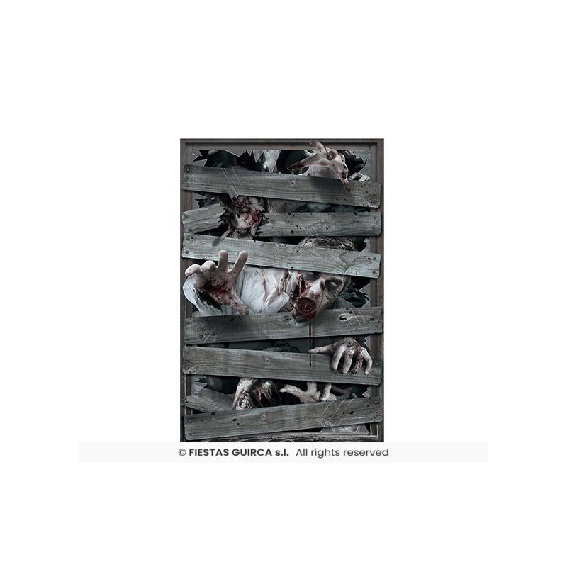 DECORACION WINDOW ZOMBIES 80X120 CMS