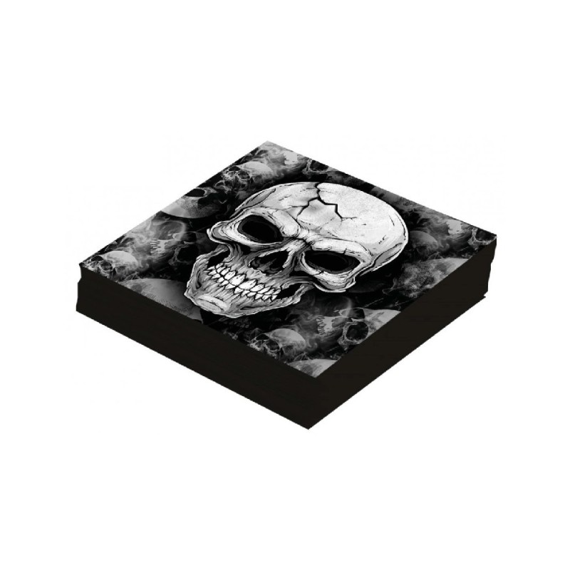 PACK DE 12 SERVILLETAS DE CALAVERAS DE H