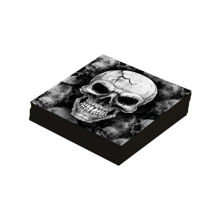 PACK DE 12 SERVILLETAS DE CALAVERAS DE H