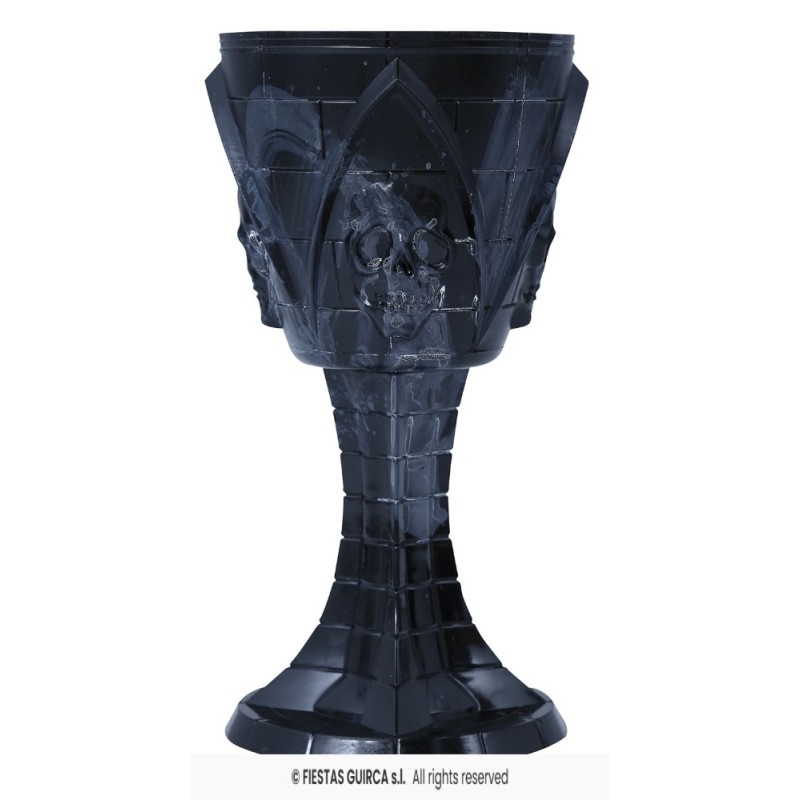 CALIZ CON CALAVERA 19 CMS.