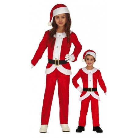 DISFRAZ PAPA/MAMA NOEL 7-9 AÑOS UNISEX