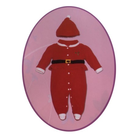 DISFRAZ PAPA NOEL 0-12 MESES