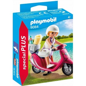 MUJER CON SCOOTER  PLAYMOBIL 9084