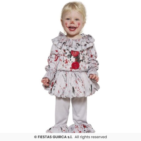 DISFRAZ PAYASO IT BAD CLOWN 18-24 Meses