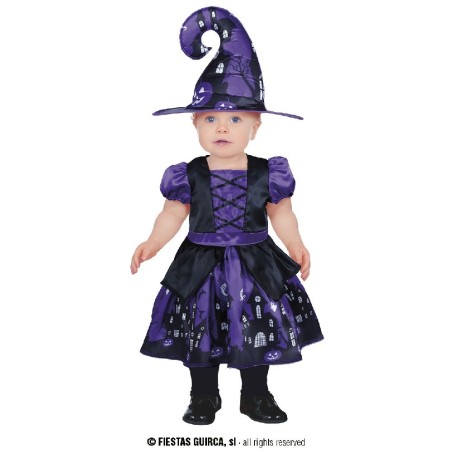 DISFRAZ BRUJA PURPLE WITCH 18-24 MESES