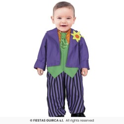 DISFRAZ JOKER CRAZY BUFON 12-18 Meses 2