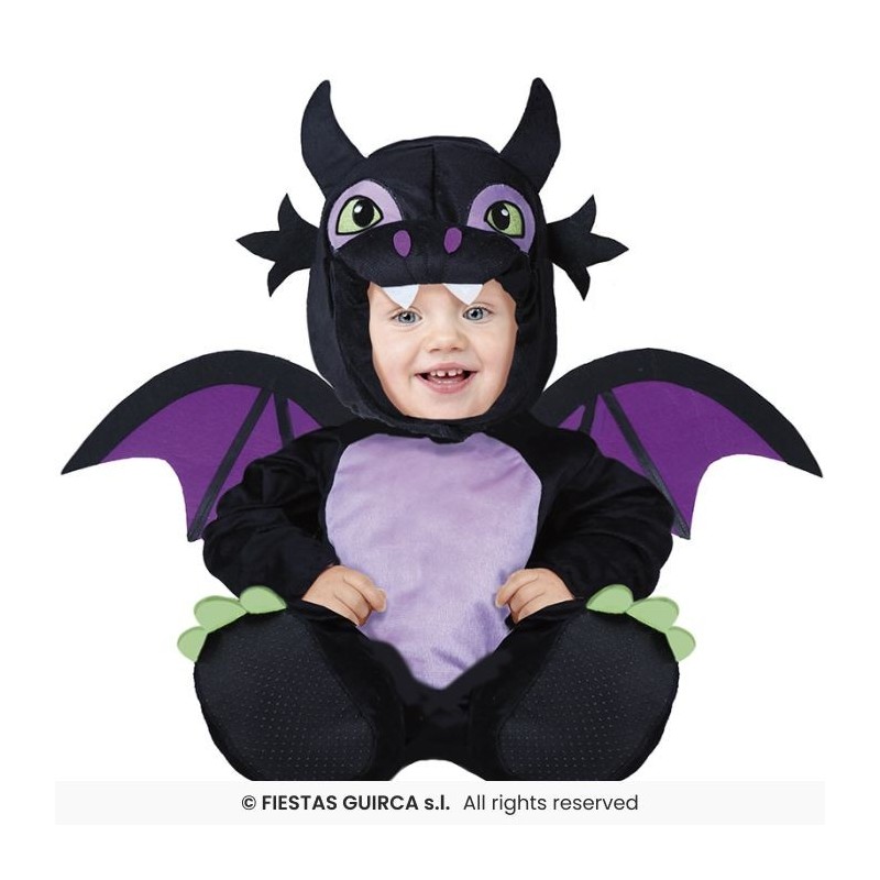 DISFRAZ BLACK DRAGON 12-18 Meses