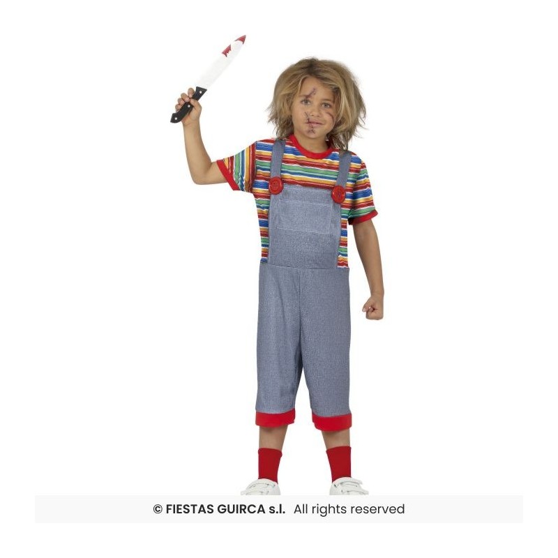 DISFRAZ RAG DOLL CHUCKY  5-6 Años