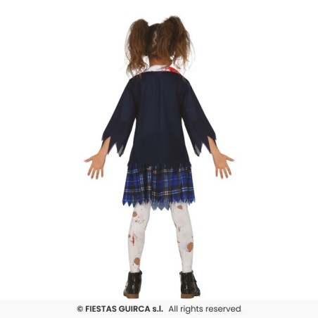 DISFRAZ COLEGIALA ZOMBIE 7-9 Años