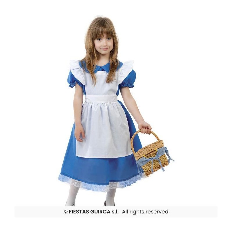 DISFRAZ ALICIA BLUE LITTLE GIRL 3-4 AÑOS