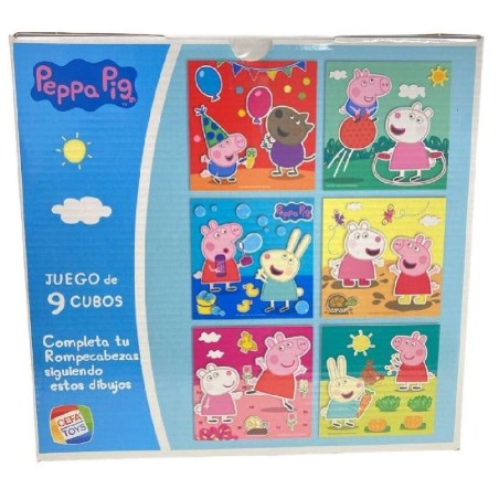 ROMPECABEZAS PEPPA PIG 9 CUBOS