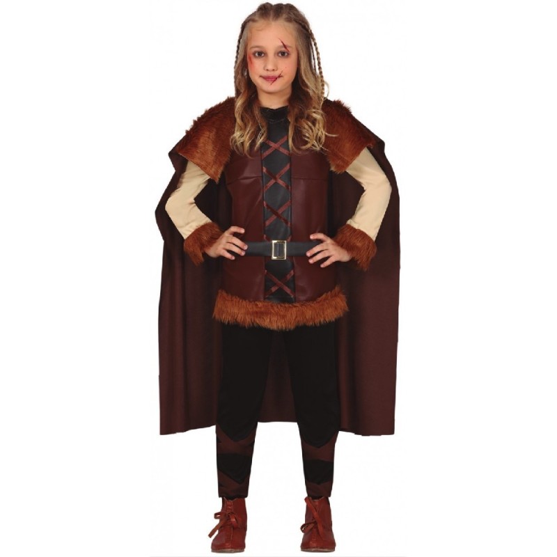 DISFRAZ VIKINGO- VIKINGA UNISEX 7-9 AÑOS