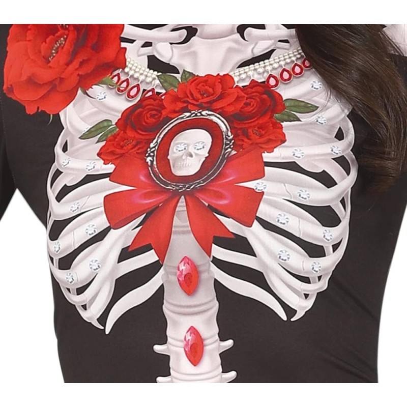 DISFRAZ CATRINA FLORES T.S 36-38