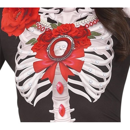 DISFRAZ CATRINA FLORES T.S 36-38