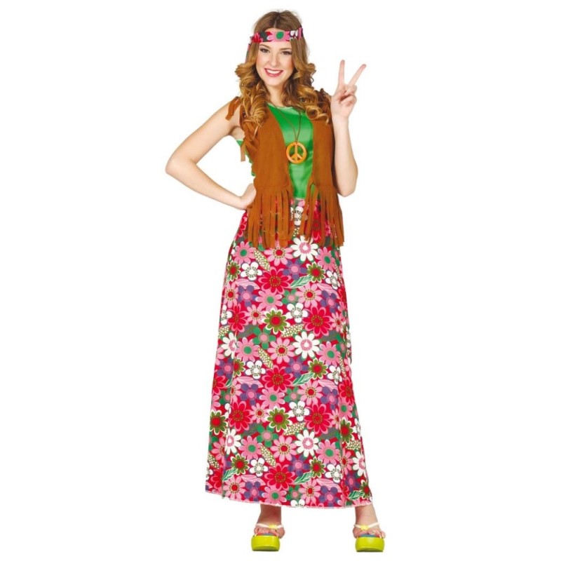 DISFRAZ HAPPY HIPPIE 42-44 (L)