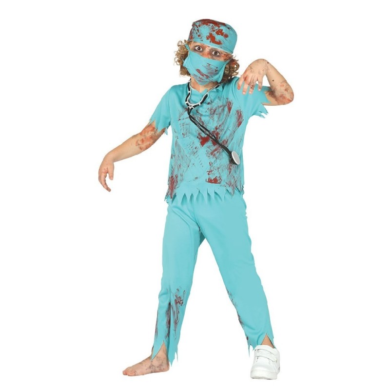 DISFRAZ CIRUJANO ZOMBIE INFANTIL TALLA 7