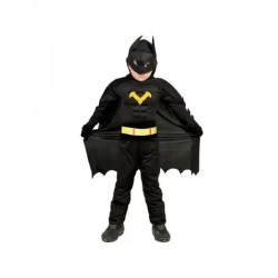 DISFRAZ BLACK HERO, INFANTIL, 7 – 9 Años 2