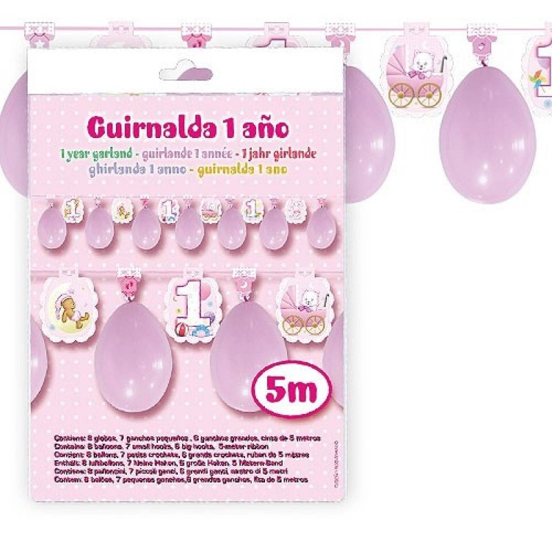GUIRNALDA NIÑA 1 AÑO
