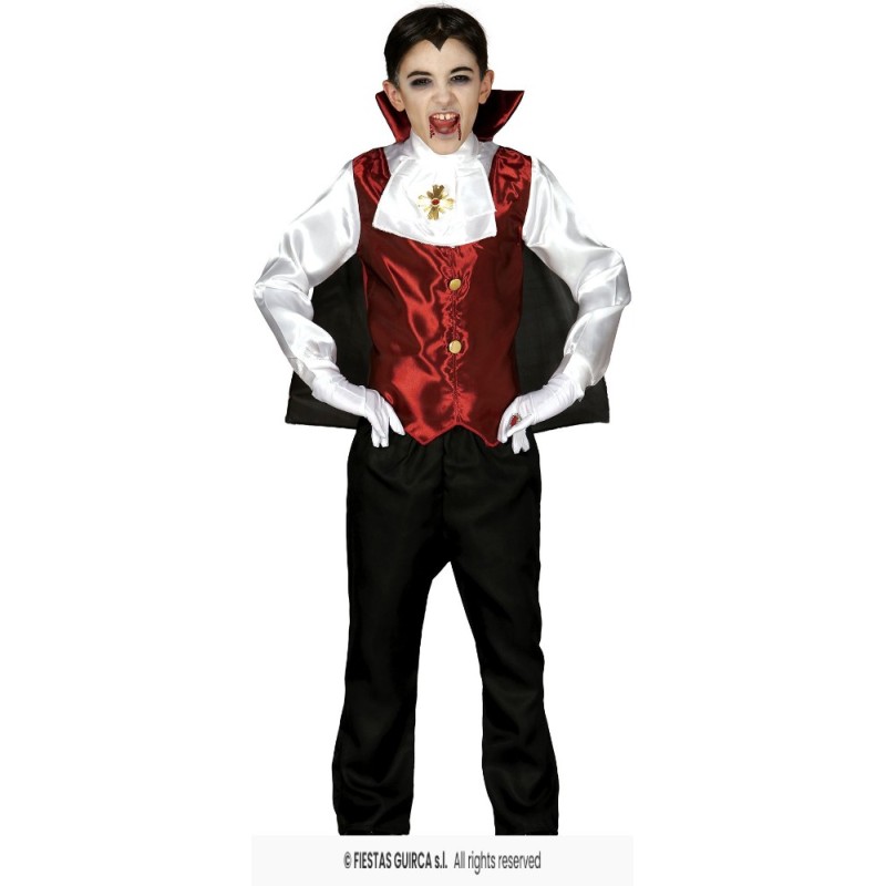DISFRAZ DRACULA VAMPIRO 3-4 Años