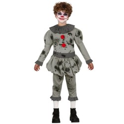 DISFRAZ PAYASO IT BAD CLOWN 7-9 Años