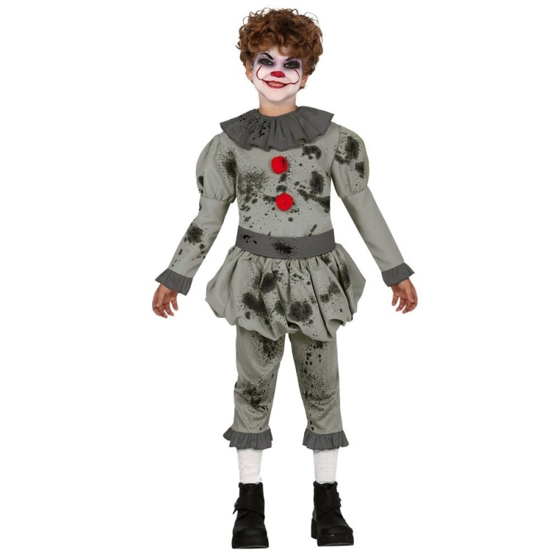 DISFRAZ PAYASO IT BAD CLOWN 7-9 Años