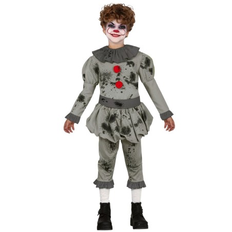 DISFRAZ PAYASO IT BAD CLOWN 7-9 Años