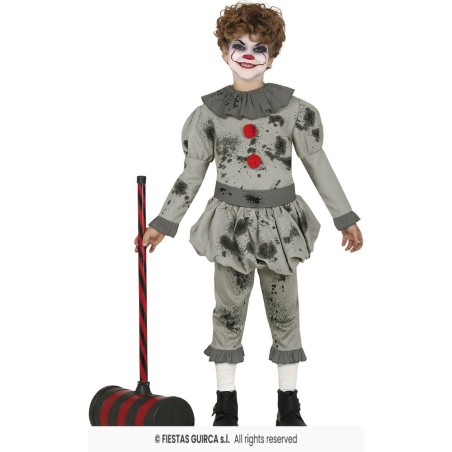 DISFRAZ PAYASO IT BAD CLOWN 10-12 Años