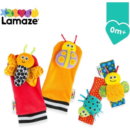 SONAJEROS MUÑECA Y CALCETINES LAMAZE