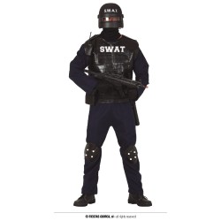 DISFRAZ POLICIA SWAT ADULTO 48 50