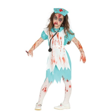 DISFRAZ ZOMBIE ENFERMERA NURSE INFANTIL 
