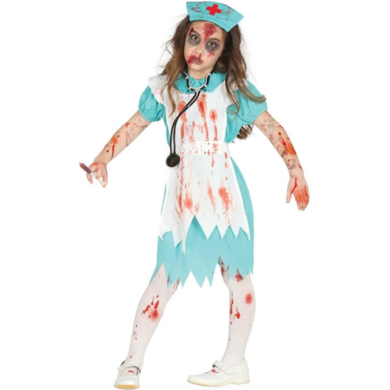 DISFRAZ ENFERMERA ZOMBIE 3-4 AÑOS
