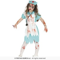 DISFRAZ ENFERMERA ZOMBIE 7-9 Años 2