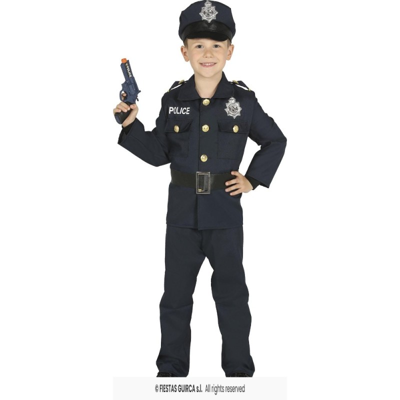 DISFRAZ POLICIA, INFANTIL, 3 – 4 Años