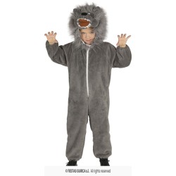 DISFRAZ LOBO GRIS 5-6 AÑOS