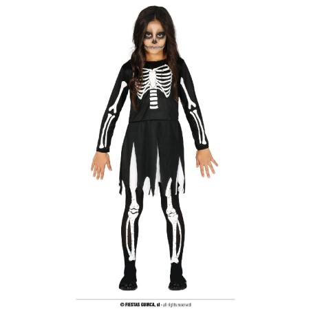 DISFRAZ ESQUELETO SKELETON 5 6 AÑOS