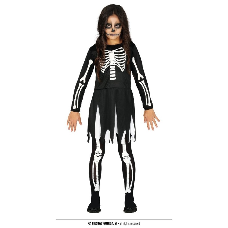 DISFRAZ ESQUELETO SKELETON 5-6 AÑOS