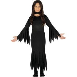 DISFRAZ LADY MORTICIA 7-9 AÑOS 2