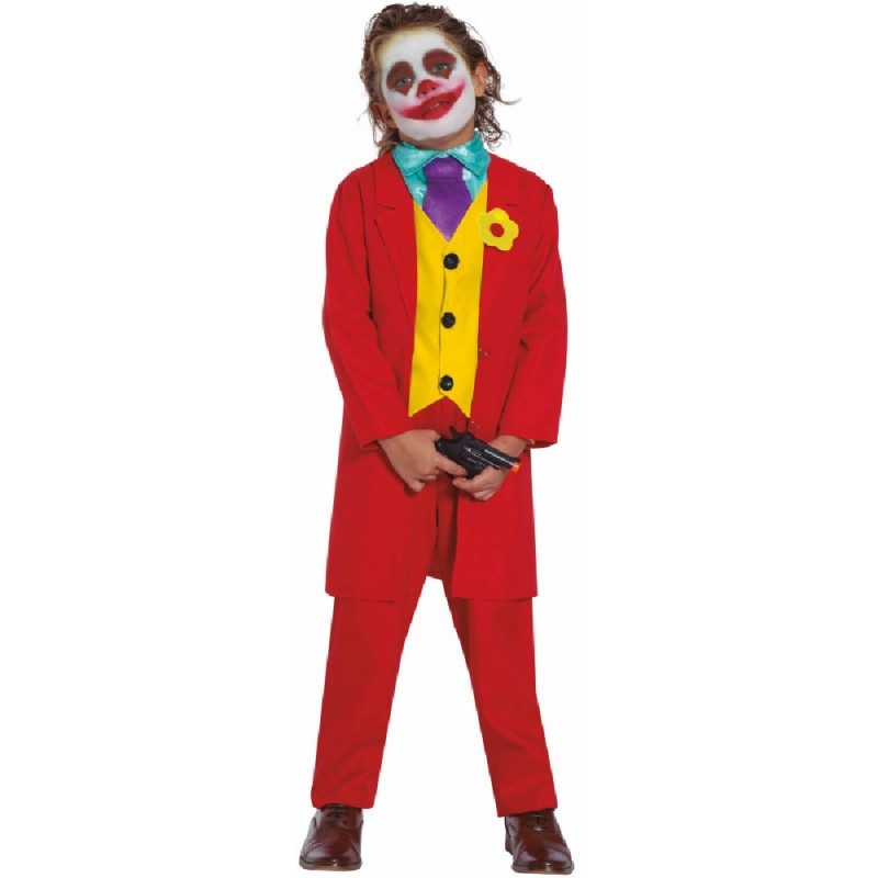 DISFRAZ JOKER ROJO MR SMILE 7-9 Años