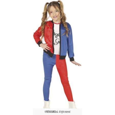 DISFRAZ HARLEYQUIN DANGEROUS 7-9 Años