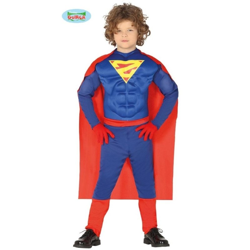 DISFRAZ SUPERHEROE MUSCULOSO 7-9 AÑOS