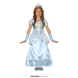 DISFRAZ PRINCESA AZUL  3-4 Años 2