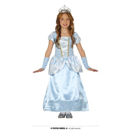 DISFRAZ PRINCESA AZUL  3-4 Años