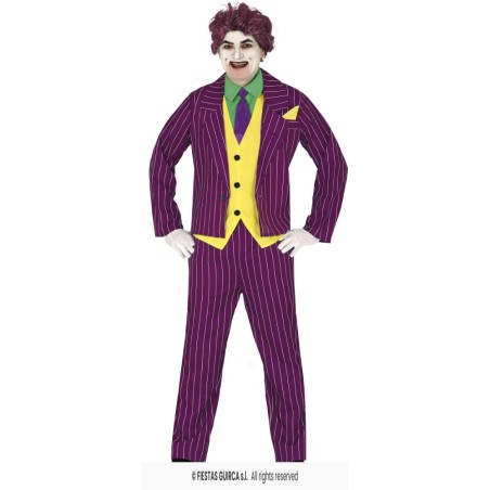 DISFRAZ JOKER CRAZY VILLAIN (M)