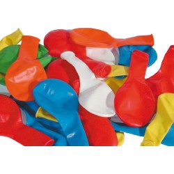BOLSA 100 GLOBOS COLORES