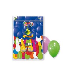 BOLSA 100 GLOBOS COLORES 2
