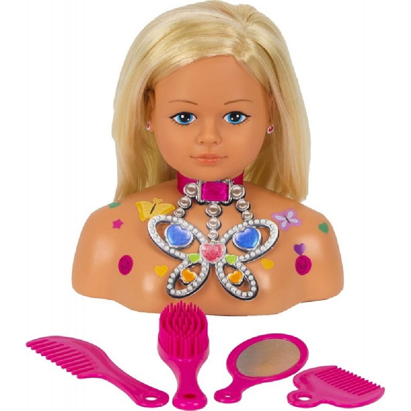 Muneca Barbie Busto Para Peinar  MercadoLibre 