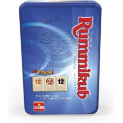 JUEGO RUMMIKUB DE VIAJE EN CAJA METALICA