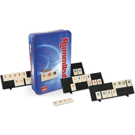 JUEGO RUMMIKUB DE VIAJE EN CAJA METALICA