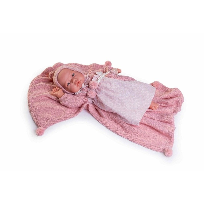 MUÑECA RECIÉN NACIDA CON FALDÓN