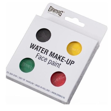 PALETA 4 COLORES GRIMAS- NEGRO ROJO AMAR